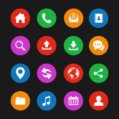 Web icon Set . Set of web icon  vector