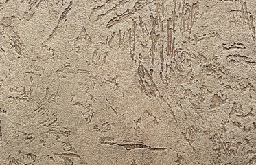 Venetian plaster. Liquid wallpaper. Background and texture of plaster for design and decoration.