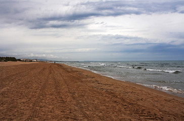 View of the Mediterranean coast