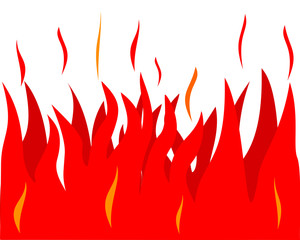 Illustration eines Feuers