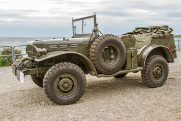 American military vehicle Dodge WC 57 command used in  World War II 