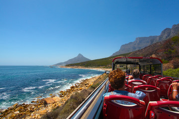 Naklejka premium Zwiedzanie Kapsztadu, Western Cape