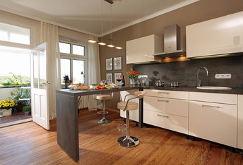 Küche modern zuhause Kochen Essen