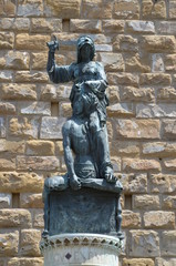 Fototapeta na wymiar The statue of Judith and Holofernes