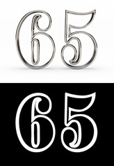 Silver number sixty-five years