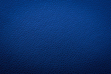 Blue leather texture for background, abstract of sofa