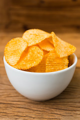 potato chips barbecue,The images of the top view