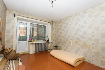 poor room interior without repair