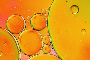 Gold psychedelic abstract