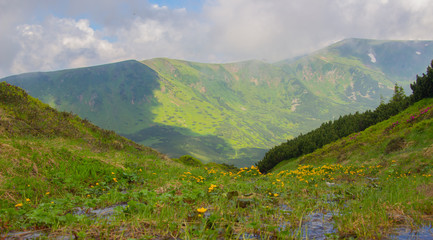 Hiking with a tent through Petros to Hoverla, Lake Nesamovite, Mount Pop Ivan Observatory.
