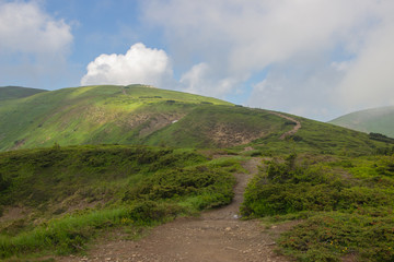 Hiking with a tent through Petros to Hoverla, Lake Nesamovite, Mount Pop Ivan Observatory.