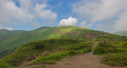 Hiking with a tent through Petros to Hoverla, Lake Nesamovite, Mount Pop Ivan Observatory.