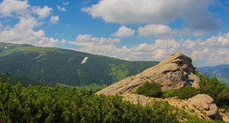 Hiking with a tent through Petros to Hoverla, Lake Nesamovite, Mount Pop Ivan Observatory.