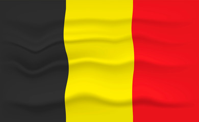 Fototapeta premium Flag of Belgium
