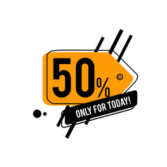 Diiscount Label, Special Discount, 70% 50% 80% off Vector Template Design Illustration