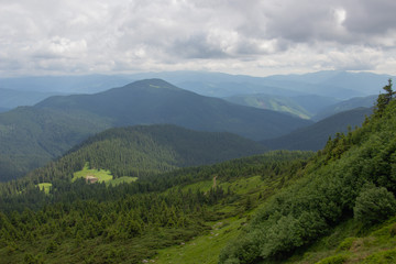 Hiking with a tent through Petros to Hoverla, Lake Nesamovite, Mount Pop Ivan Observatory.