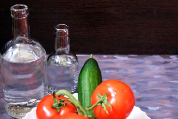fresh tomatoes and olive oil