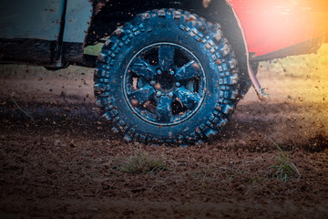 Off Road Racing at terrain racing car competition