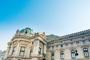Fototapeta premium The Palais Garnier, which was built from 1861 to 1875 for the Paris Opera.