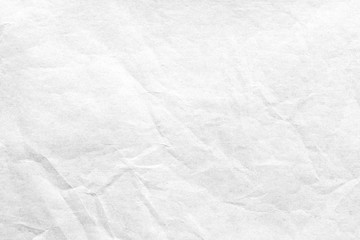 Fototapeta na wymiar Crumpled white background paper texture