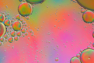 Pink psychedelic abstract