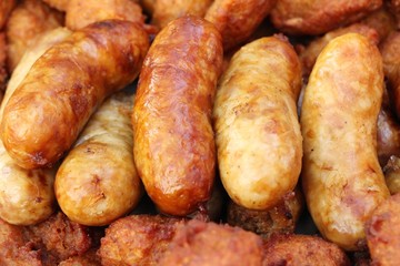 grilled sausage asia delicious at street food