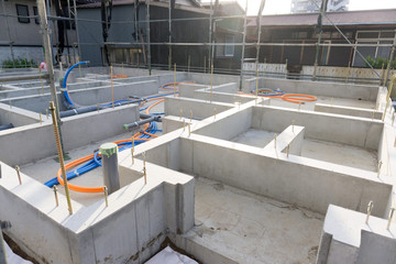 新築住宅の基礎工事