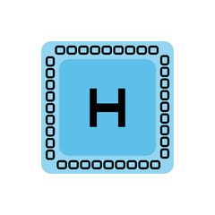 Initial Letter Logo H Template Vector Design