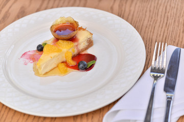 pancakes with ice cream