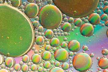 Green psychedelic abstract