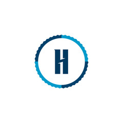 Initial Letter Logo H Template Vector Design