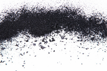 charcoal isolated on white background