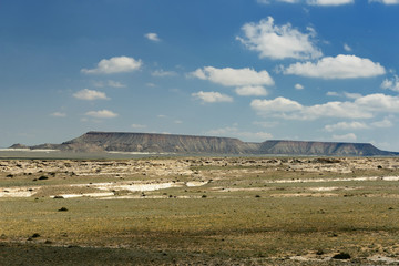 Steppe landscapes, Mangistau province, Kazakhstan.