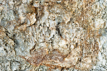 Stone surface gray, brown and white color. Nature background or pattern texture