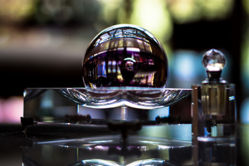 glass of perfume