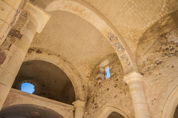 ruin of a cathedral in Sardinia