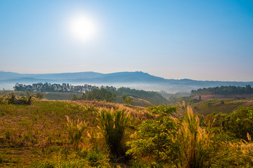 Fototapeta premium mountain landscape ,khao kho thailand