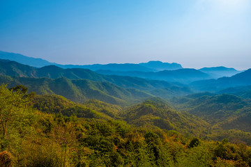 mountain landscape ,khao kho thailand