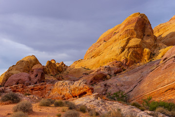 Obraz premium White Domes at Valley of Fire State Park, Nevada, USA