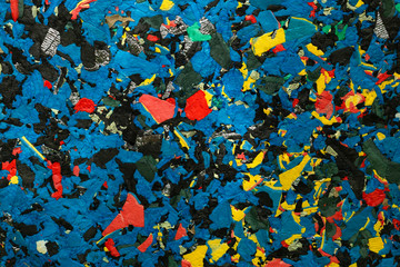 Abstract colored background. Pressed texture of different materials.