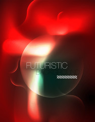 Neon lights vector abstract background