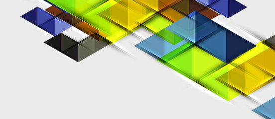 Triangle geometrical modern business presentation design template, abstract pattern for any background