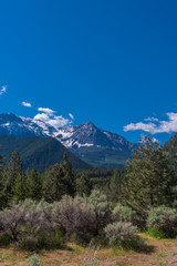 Obraz premium View of mountains in British Columbia, Canada.
