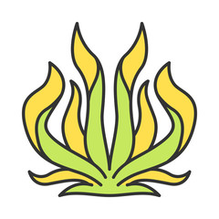 Century plant color icon