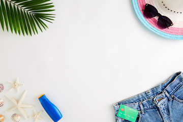 Travel online holiday summer concept