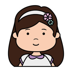 little girl first communion character