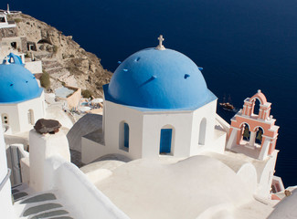 Travel to Greece. Island Santorini.	