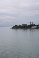 Embankment of Lake Constance in Friedrichshafen