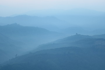 Obraz premium aerial view of mountains