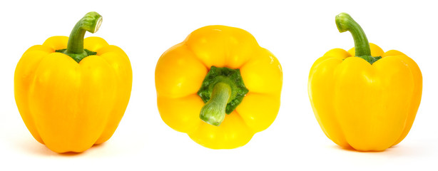 poivrons jaunes ou Capsicum annuum